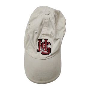 Hampden-Sydney College White Outdoor Baseball cap unisex Embroidered HS LOGO Hat